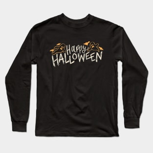 Cute Ghost Happy Halloween Long Sleeve T-Shirt